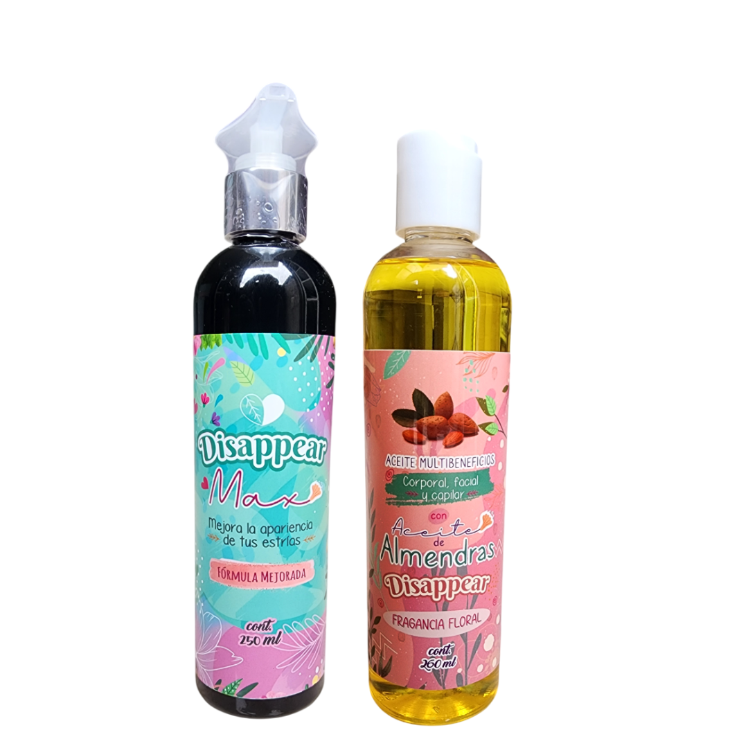 Kit crema antiestrías + Aceite de Almendras