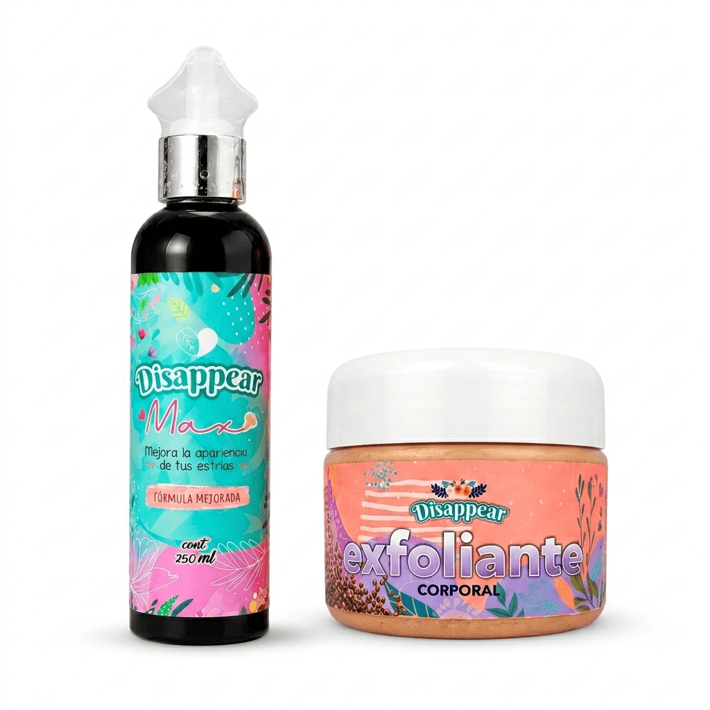 KIT CREMA ANTIESTRÍAS + EXFOLIANTE CORPORAL