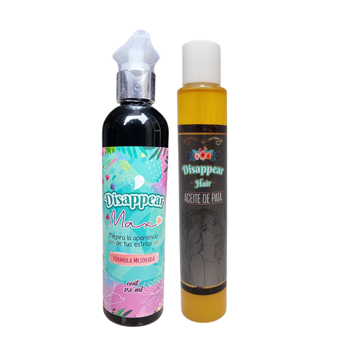 Kit crema antiestrías + Aceite de Pata