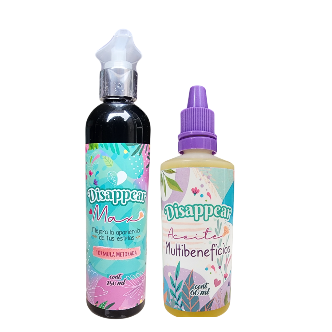 Kit crema antiestrías + Aceite multibeneficios