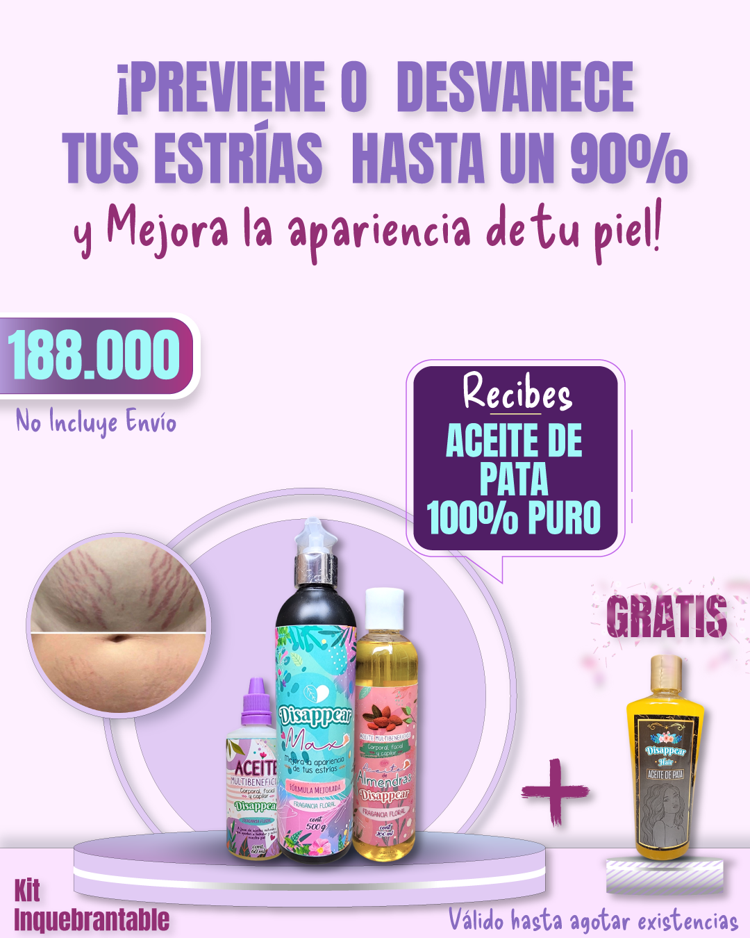 Kit Mamá con Aceite de Almendras
