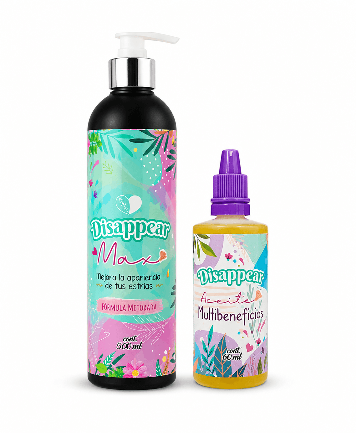 KIT CREMA ANTIESTRÍAS 500ml + ACEITE MULTIBENEFICIOS