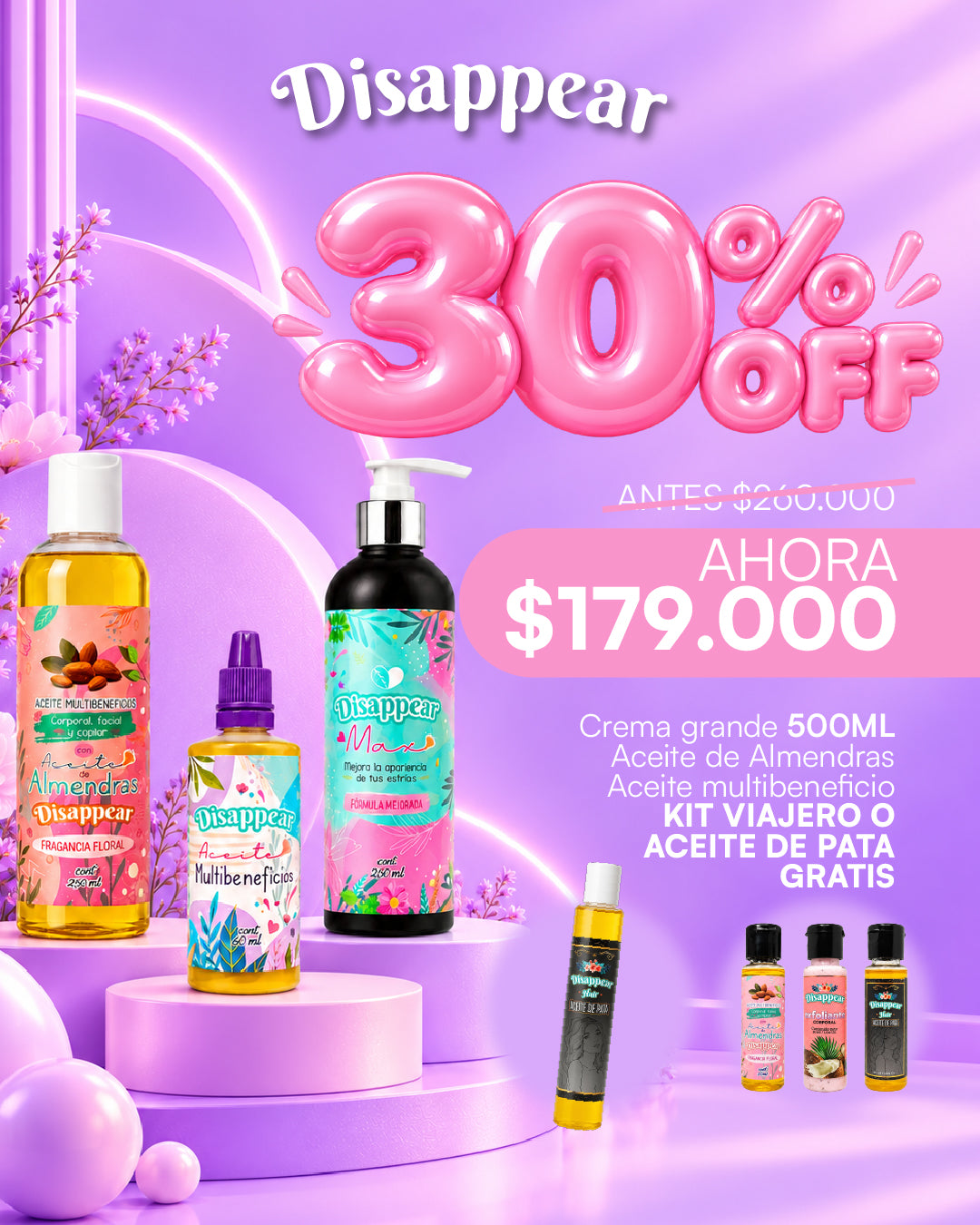 KIT ANTIESTRÍAS 500ML