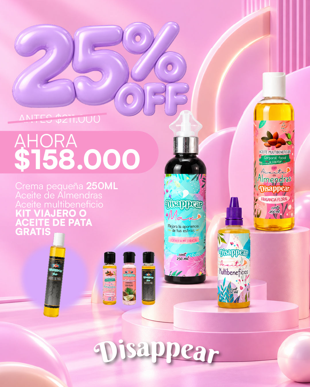 KIT ANTIESTRÍAS 250ML